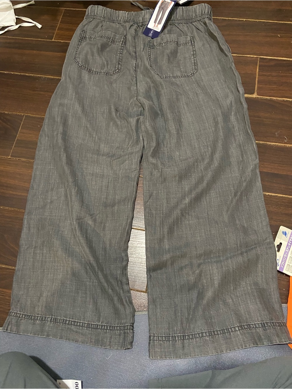 Splendid Women's Wide Leg Crop Pant NWT M Black - Picture 12 of 12